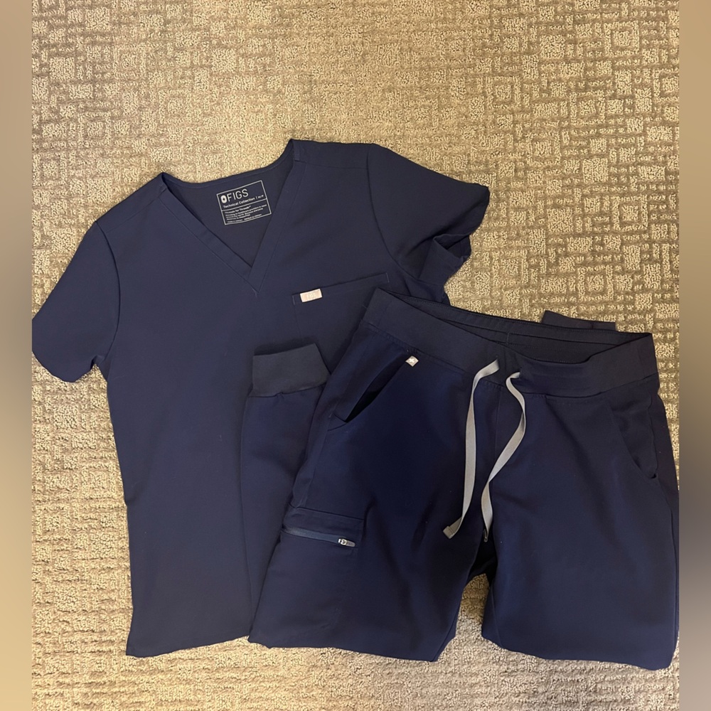 Figs Scrubs Top and Bottom